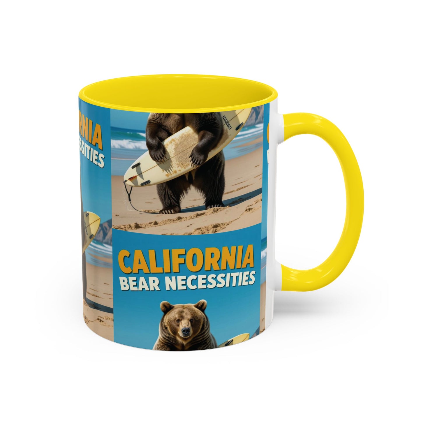 California Bear Necessities Mug Wild mornings. Chill vibes. One legendary mug.