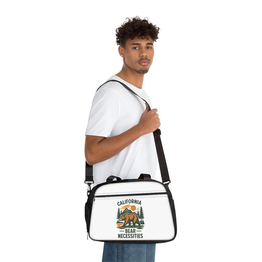 California Bear Necessities Fitness Handbag, Gym Bag, Travel Bag, Workout Tote, Outdoor Essentials