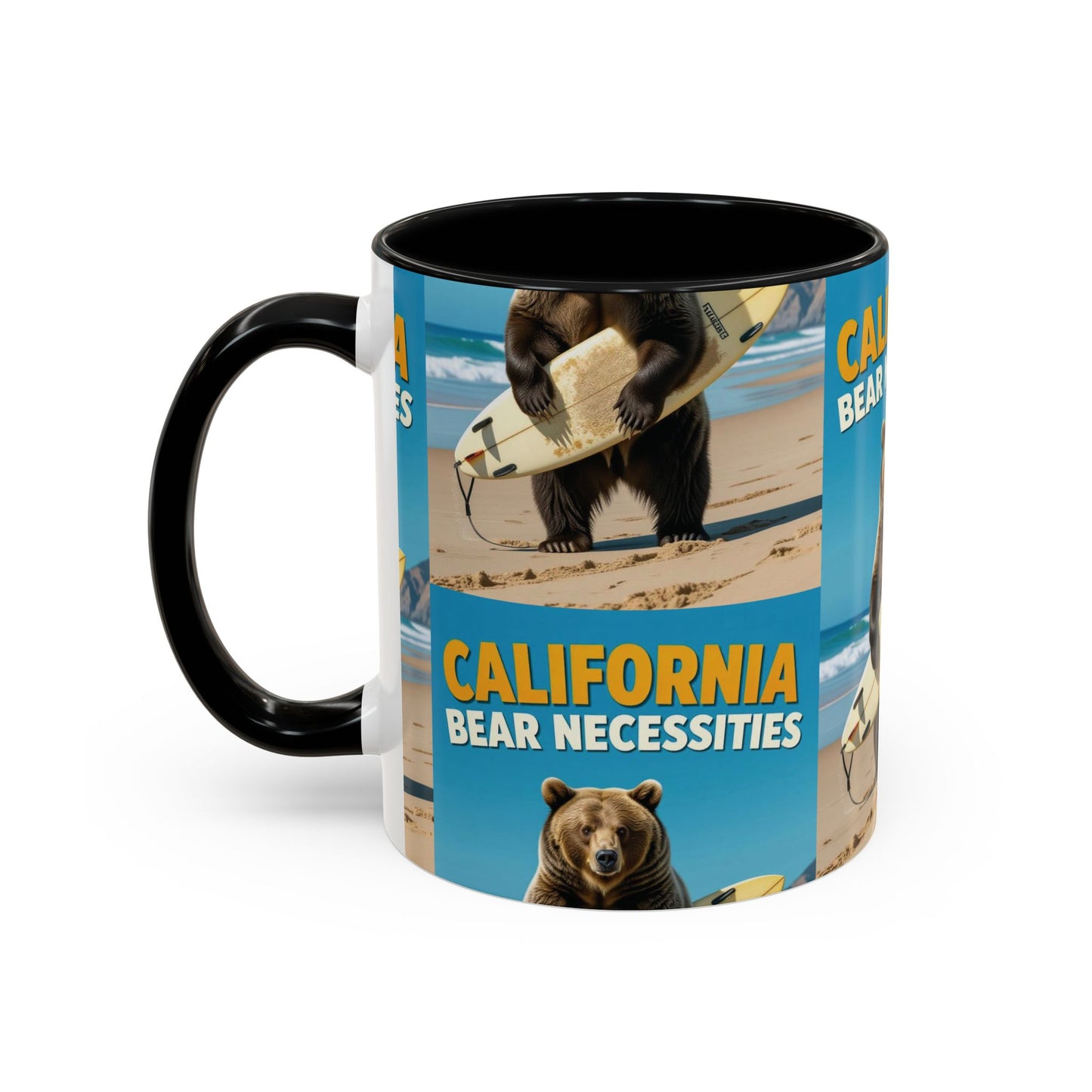 California Bear Necessities Mug Wild mornings. Chill vibes. One legendary mug.