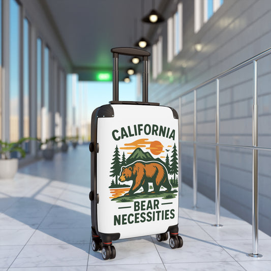 California Bear Necessities Suitcase - Travel Luggage for Adventure Seekers, Gift for Nature Lovers, Vacation Essentials, Stylish [...]