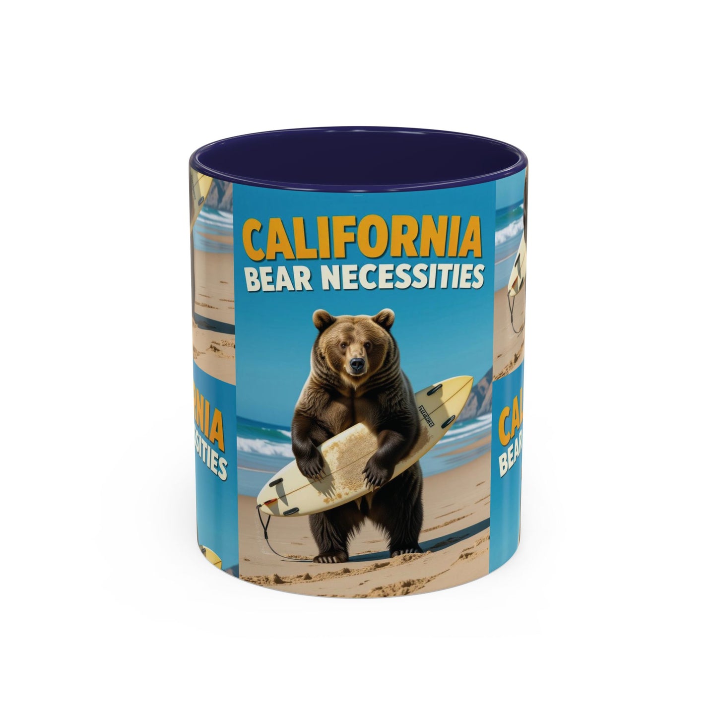 California Bear Necessities Mug Wild mornings. Chill vibes. One legendary mug.