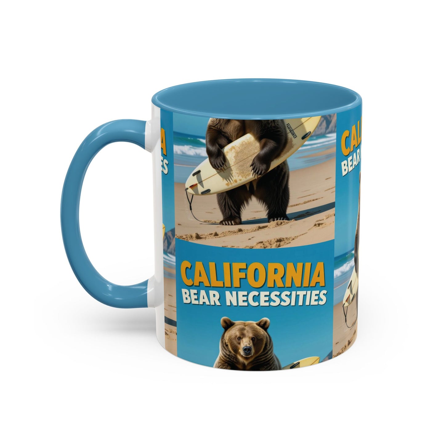 California Bear Necessities Mug Wild mornings. Chill vibes. One legendary mug.