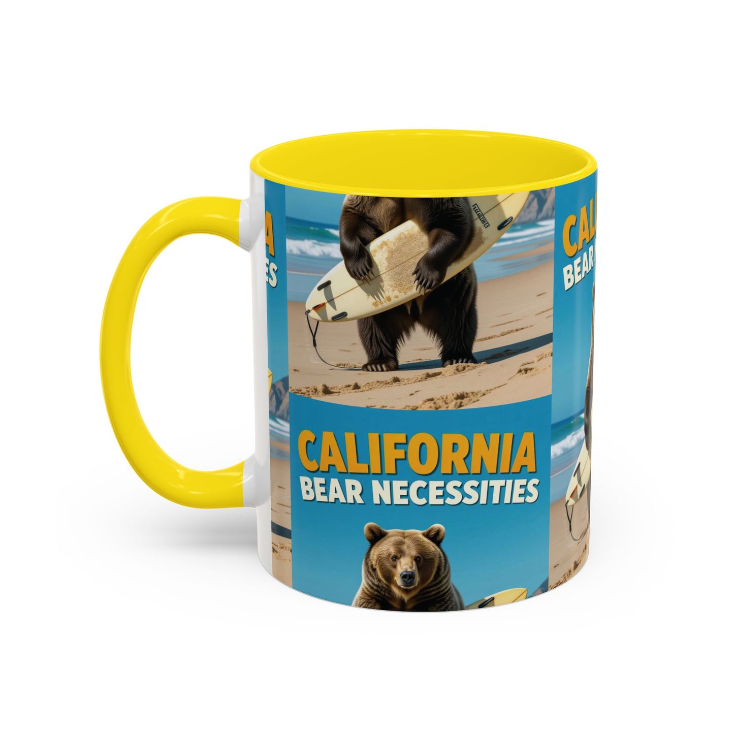California Bear Necessities Mug Wild mornings. Chill vibes. One legendary mug.