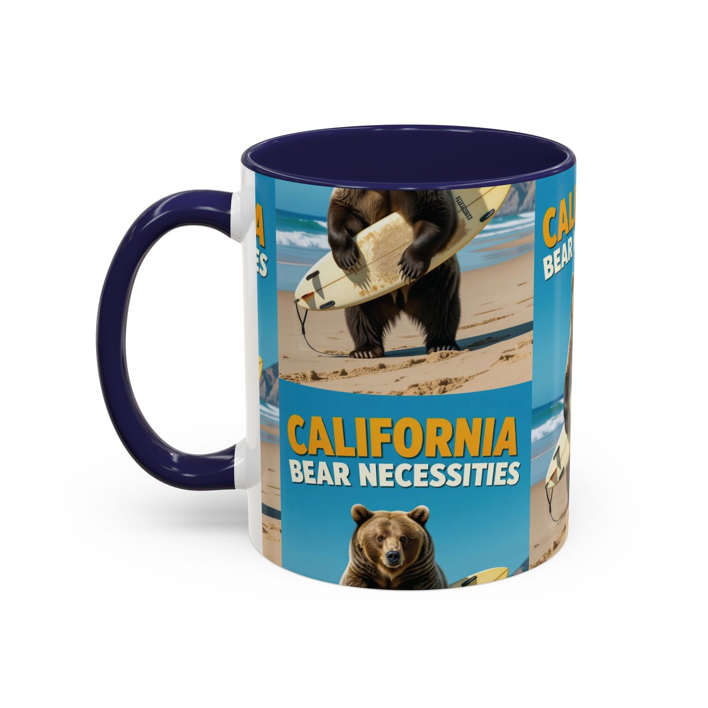 California Bear Necessities Mug Wild mornings. Chill vibes. One legendary mug.