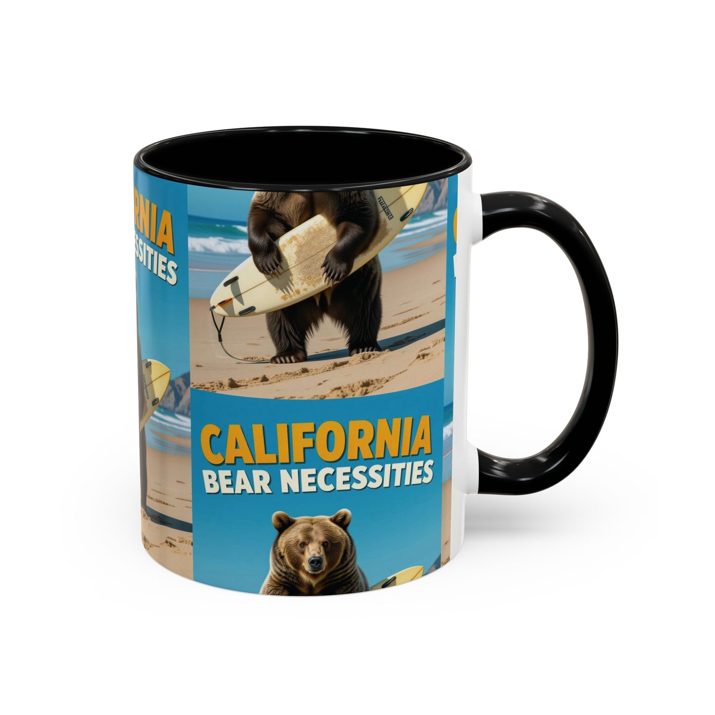 California Bear Necessities Mug Wild mornings. Chill vibes. One legendary mug.